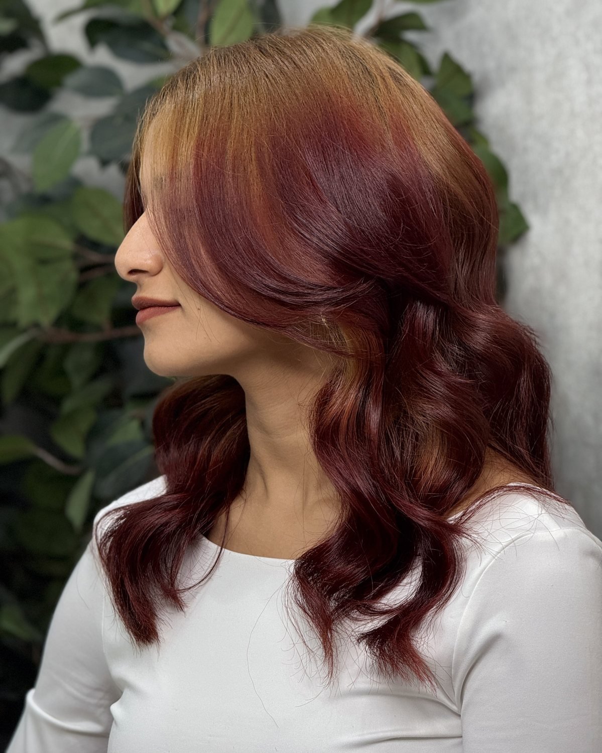 Hair styling at Doha Beauty Center
